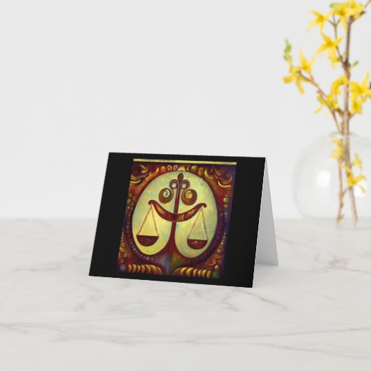 Libra 2 karte (Gelbe Blume)