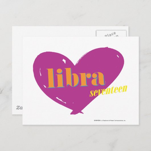 Libra 2 postkarte (Vorne/Hinten)