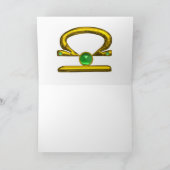 LIBRA 2 Zodiac Geburtstag Karte (Innenseite)