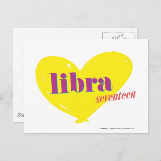 Libra 3 postkarte (Vorne/Hinten)