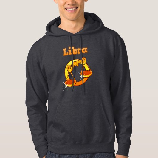 Libra-Abbildung Hoodie (Vorderseite)