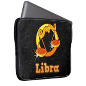 Libra-Abbildung Laptopschutzhülle (Vorne Rechts)