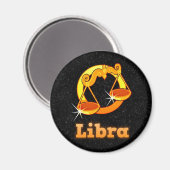 Libra-Abbildung Magnet (Vorderseite/Rückseite)