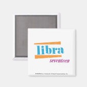 Libra Aqua Magnet (Vorderseite/Rückseite)