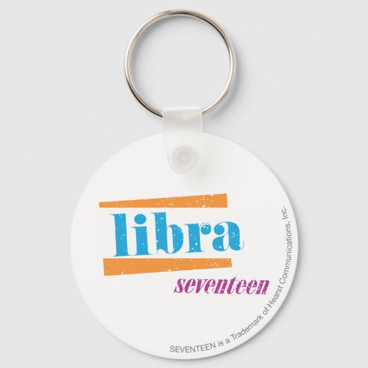 Libra Aqua Schlüsselanhänger (Vorderseite)