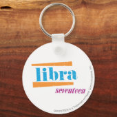 Libra Aqua Schlüsselanhänger (Vorderseite)