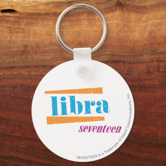 Libra Aqua Schlüsselanhänger (Vorderseite)