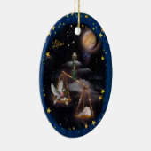 Libra Art Collage Keramik Ornament (Rechts)