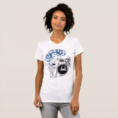Libra Art Deco Lady T-Shirt (Vorne ganz)