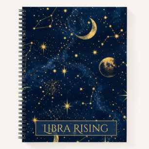 Libra Ascendant Himmelsastrologie-Notizbuch Notizblock