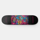 Libra Astrologie Grafitti Personalisiert Skateboard (Horizontal)