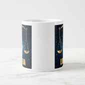 Libra-Astrologie Jumbo-Tasse (Vorderseite)