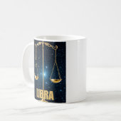 Libra-Astrologie Kaffeetasse (Vorderseite Links)