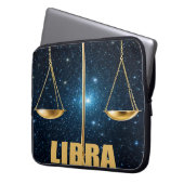 Libra Astrologie Laptopschutzhülle (Vorderseite Links)