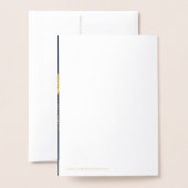 Libra Astrologie | Personalisiertes Zodiac-Zeichen Folienkarte (Rückseite mit Umschlag)