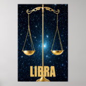 Libra-Astrologie Poster (Vorne)
