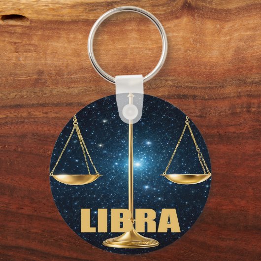 Libra-Astrologie Schlüsselanhänger (Vorderseite)