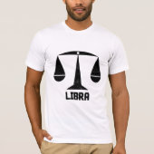 Libra Astrologie-Zeichen T-Shirt (Vorderseite)