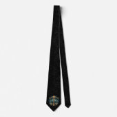Libra Astrologie Zodiac Neck Tie Krawatte (Vorderseite)
