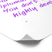 Libra Astrologie Zodiac Poster (Ecke)