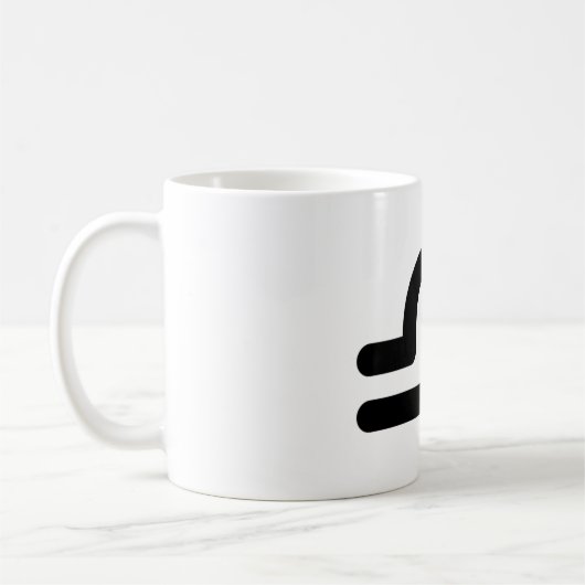 Libra Astrologisches Symbol Zeichen 5 Kaffeetasse (Links)