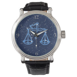 Libra Astrologisches Zeichen und Sternbild Armbanduhr