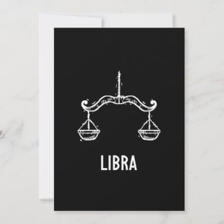Libra Astrology Birthday Gift Zodiac Signs Einladung