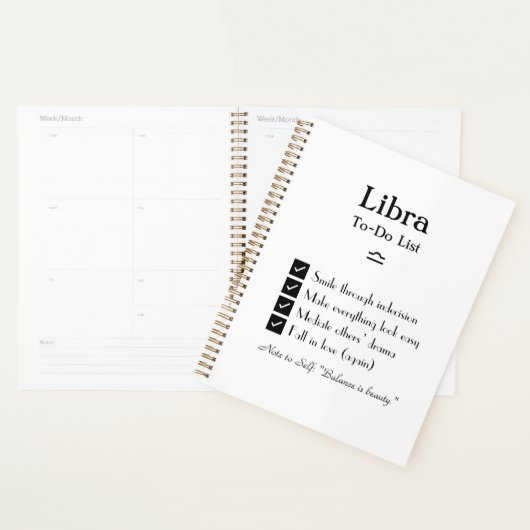 Libra - Aufgabenliste Planer (Anzeige)