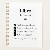 Libra - Aufgabenliste Planer (Vorderseite)