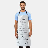 Libra - Aufgabenliste Schürze (Getragen)