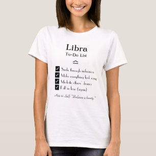 Libra - Aufgabenliste T-Shirt