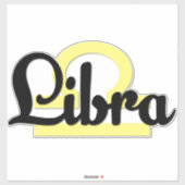 Libra Aufkleber (Blatt)