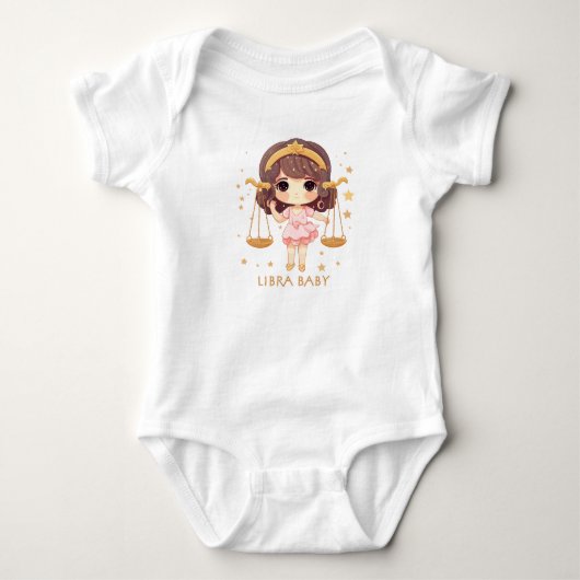 Libra Baby Strampler (Vorderseite)