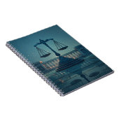 Libra-Balance-Notebook Notizblock (Rechte Seite)