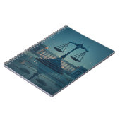Libra-Balance-Notebook Notizblock (Linke Seite)