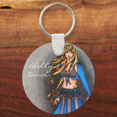 Libra Belly Dancer Schlüsselanhänger (Vorderseite)