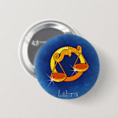 Libra, Bilancia Button (Vorne & Hinten)