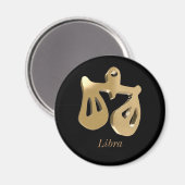 Libra, Bilancia Magnet (Vorderseite/Rückseite)
