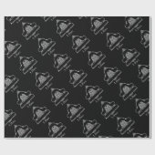 Libra Birth Sign Celtic Knoten Zodiac Paper Geschenkpapier (Flach)