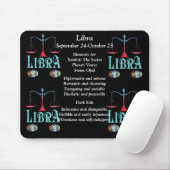 Libra Birth Sign Mousepad (Mit Mouse)
