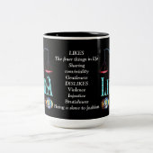 Libra Birth Sign Zodiac Tasse (Mittel)