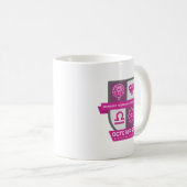 Libra Birthday Crest™ for October 1-23 Mug Kaffeetasse (VorderseiteRechts)