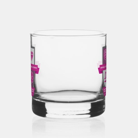 Libra Birthday Crest™ for October 1-23 Whiskyglas (Rechts)