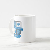 Libra Birthday Crest™ for September 23-30 Mug Kaffeetasse (Vorderseite Links)