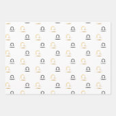 Libra Birthday Geschenkpapier Set (Vorderseite)