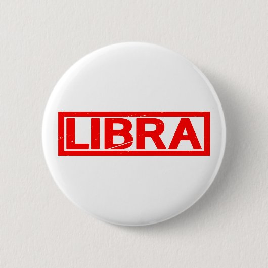 Libra-Briefmarke Button (Vorderseite)