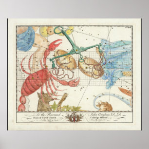 Libra, Cancer and Neighboring Stars Poster