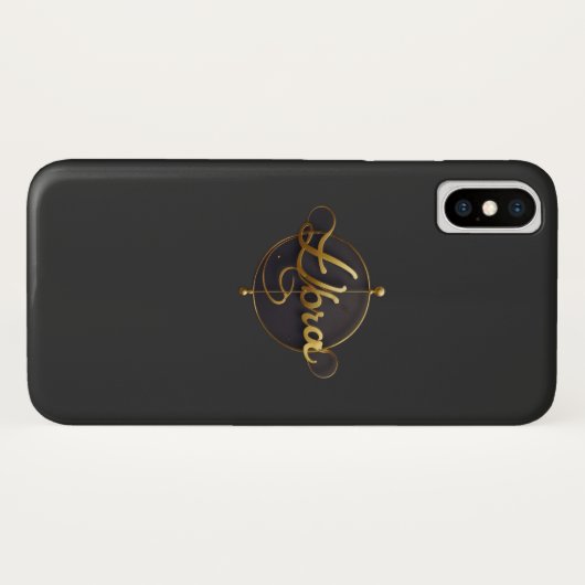 Libra Case-Mate iPhone Hülle (Rückseite (Horizontal))