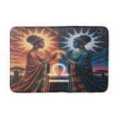 Libra Celestial Sisters Badematte (Vorderseite)