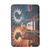 Libra Celestial Sisters Badematte (Vorderseite Vertikal)